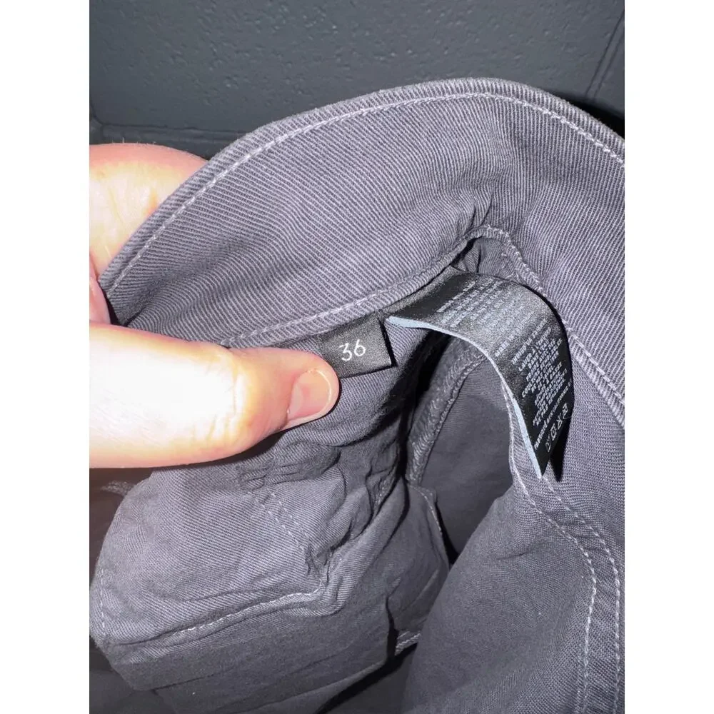 J Brand Tyler Slim Fit Straight Leg Pants in Lunar Gray size 36